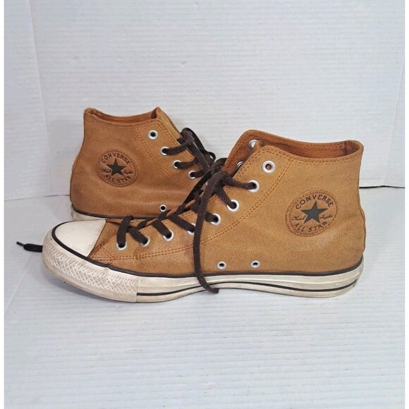 Converse Chuck Taylor All Star Hi Auburn Leather 144761C Men’s 12 Women’s 14 - Picture 7 of 11